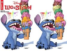 LILO & STITCH #1 Mike Mayhew Studio Variant Cover A and B Rainbow Drip Sig w/COA picture