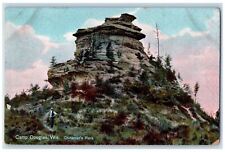 c1910 Chinaman's Rock Camp Douglas Wisconsin WI Antique Unposted Postcard picture