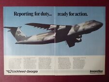 1/1986 PUB LOCKHEED C-5B GALAXY US AIR FORCE AIRLIFTER MILITARY AIRLIFT MAC AD picture