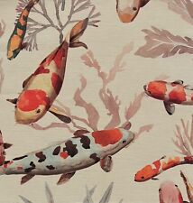MANUEL CANOVAS Salina Ocre Fish Polyester Remnant New picture