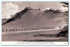 1958 Old Baldy Tower Hill  Mountain Sand Warren Dunes State Bridgman MI Postcard picture