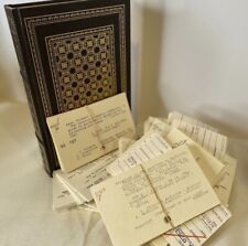 100 vintage library catalog cards-ephemera lot-junk journal crafts-nostalgia picture