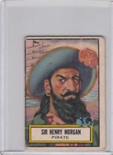 1952 Topps Look 'N See Trading Card #123 Sir Henry Morgan Pirate - VG picture