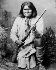 1886 Native American Indian GERONIMO Glossy 8x10 Photo Apache Leader Print  picture