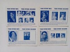 Vintage Arcade Comical Your Future Wife Cards 1930s Lot #2 picture