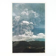 Mount St Helens Eruption Postcard c1980 Washington Volcano Disaster Smoke B1905 picture