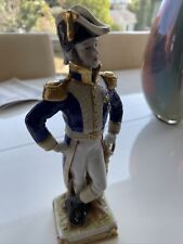 German Napoleonic War Porcelain Figurine Officer Remi “amazing Condition” picture