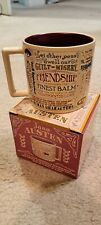 Unemployed Philosophers Guild Jane Austen 14 oz Coffee Tea Cup Mug New w/ Box picture
