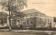 1940s Printed Postcard; Post Office, Brunswick ME Cumberland County Unposted picture