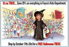 1980's HALLOWEEN FAYVA SHOE STORES KIDS DEPARTMENT ADVERTISING 4