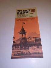 Vintage 1954 Train Collectors Association Toy Train Museum Brochure picture