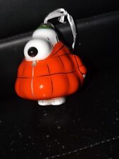 Hallmark Peanuts Snoopy red puffer jacket Christmas/winter coat ornament picture