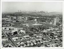 1965 Press Photo Aerial view of new high-rise buildings in Phoenix, Arizona picture