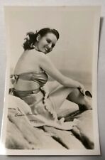 Actress RPPC Lucille Brewer Real Photo Postcard Vtg Sexy Pin Up Legs W.J.Gray picture