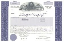 Ford Motor Co. - Rare Type - 2002 dated Fully Issued Automotive Stock Certificat picture