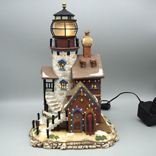 VTG O'Well Porcelain Lighthouse Illuminated Village 2004 Limited Edition A24 picture