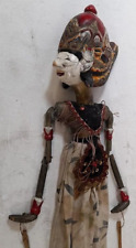 ANTIQUE VINTAGE Indonesian Wayang Golek Hand Carved Painted Wood Puppet 25