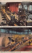 Youngstown OH Ohio Iron Sheet and Tube Co Interior Steel Strike Vtg Postcard O5 picture