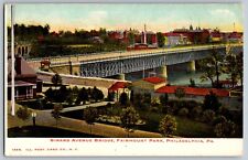 Philadelphia, Pennsylvania PA - Girard Avenue Bridge - Vintage Postcard picture