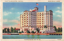 Miami Beach FL Florida, The Floridian Hotel Advertising, Vintage Postcard picture