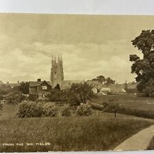 Tentderken Kent UK From Six Fields Cathedral House Path Postcard Vinatge picture