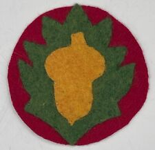 RARE ORIGINAL WW1 US ARMY PATCH 87th INFANTRY DIVISION GOLDEN ACORN ON FELT picture