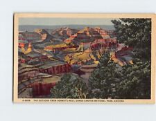 Postcard The Outlook from Hermit's Rest Grand Canyon National Park Arizona USA picture