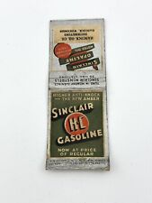 Matchbook Cover Sinclair Gasoline Hancock WI Gas Oil Auto Advertizing nascar Ad picture