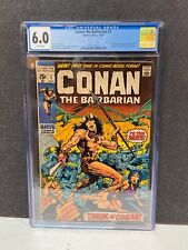 CONAN THE BARBARIAN #1 ~ Origin & 1st app . CGC 6.0   White pages NR picture