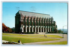 1958 The Library, University of Washington Campus, Seattle WA Vintage Postcard picture