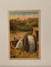 N-52 A Picturesque Old Water Wheel During Indian Summer .. Old Postcard picture