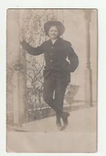 Rppc Postcard Curley  Gallagher In Her Teens Folk Hero Girl picture