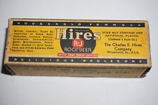 VINTAGE HIRES ROOT BEER EXTRACT BOTTLE FULL FACTORY SEALED BOX NEVER OPENED 1929 picture