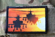 AH-64 Apache Attack Helicopter Morale Patch Tactical Military Army Badge Hook  picture