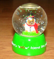 Zelda Wisdon Collection, There's 'sNOw' FRIEND Like You SnowGlobe (4886) Bulldog picture