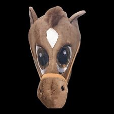 Adult Horse Pony Head Dandee Halloween Cosplay Costume Hat Mask  picture