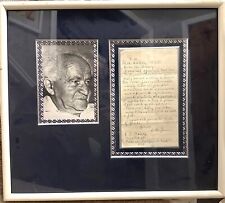 DAVID BEN-GURION (ISRAEL) Rare original Letter signed by Mr Ben-Gurion $1,200 picture