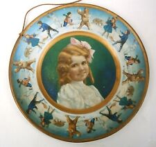 1907 Union Pacific Tea Co. Advertising Plate Showing Children & Bears Playing picture