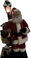 Vintage 1993 Holiday Creations Moving Santa With Working Light picture