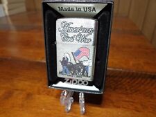 AMERICAN CIVIL WAR 1861-1865 SOLDIERS FIRING CANNON ZIPPO LIGHTER MINT IN BOX picture