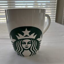 MINT Starbucks Huge 46 Oz White Green Logo Coffee Cup Giant Mug picture
