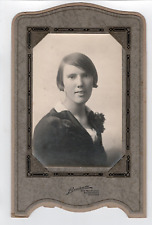 Antique Photo Beautiful Woman 1920s Studio Image, San Francisco picture