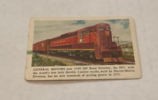 1953 General Motors 1500 HP Road Switcher Railroad Train Pocket CALENDAR picture