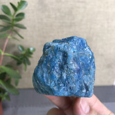 186g Top Natural Rough Blue apatite Stone original Crystal specimens 52mm A1154 picture