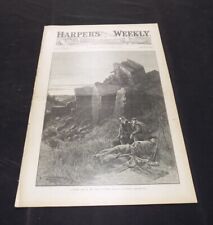 1889 HARPER’S WEEKLY ISSUE of AUGUST 3, 1889, JOHNSTOWN FLOOD AREA TOURISM picture