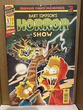 Bart Simpson's Treehouse of Horror #1 FN+ HTF unique German “horror show” picture