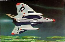 Vintage Postcard 4x6- U.S. NAVY F4D-1 ALL-WEATHER FIGHTER UnPost 1960-80s picture