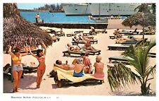 Bahama Islands Nassau Sheraton British Colonial Beach Unposted Chrome Postcard picture