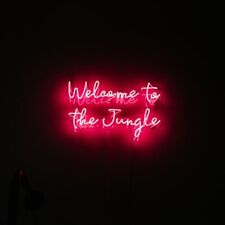 Welcome to the Jungle Neon Sign Lamp Light Acrylic 20