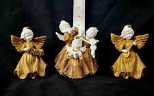 Vintage Angel Figurines c1950 Hand painted ARDALT LENWILE (Set of 3) picture